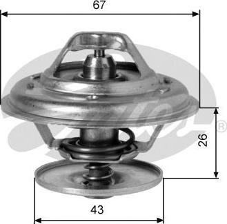 Gates TH01991G1 - Termostaat,Jahutusvedelik parts5.com