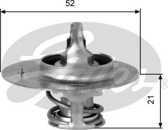 Gates TH03282G2 - Termostat, chladivo parts5.com