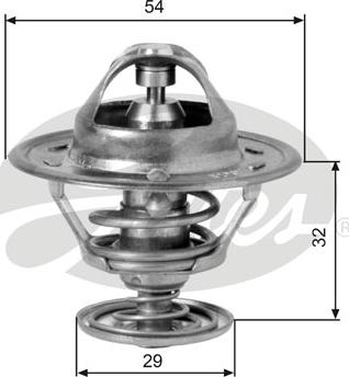 Gates TH10981G1 - Termosztát, hűtőfolyadék parts5.com