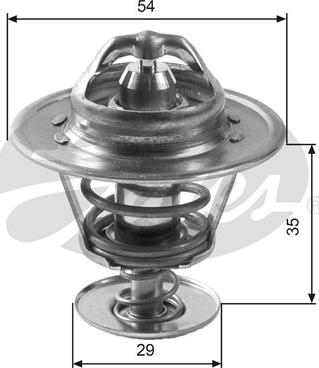 Gates TH11088G1 - Thermostat, Kühlmittel parts5.com