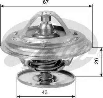 Gates TH11883G1 - Termostaat,Jahutusvedelik parts5.com