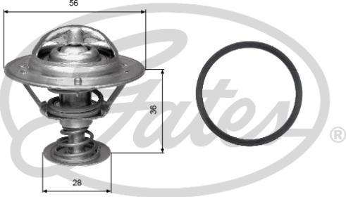 Gates TH31482G1 - Termostaat,Jahutusvedelik parts5.com