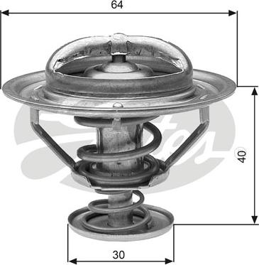 Gates TH31182G1 - Termostat,lichid racire parts5.com