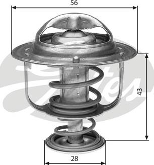 Gates TH31388G1 - Termostaat,Jahutusvedelik parts5.com