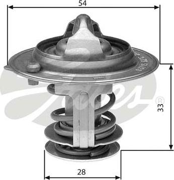 Gates TH29888G1 - Termostat, hladilno sredstvo parts5.com