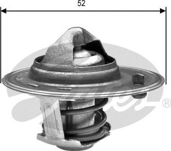 Gates TH24488G1 - Termostat, chladivo parts5.com