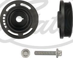 Gates TVD1160A - Belt Pulley, crankshaft parts5.com