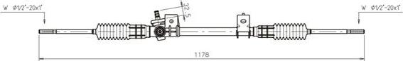 General Ricambi FO4021 - Engranaje de dirección parts5.com