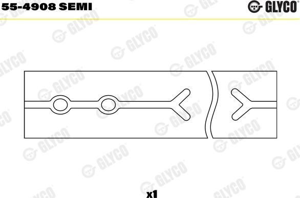 Glyco 55-4908 SEMI - Lagerbuchse, Pleuel parts5.com