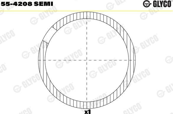 Glyco 55-4208 SEMI - Cuzinet, arbore parts5.com