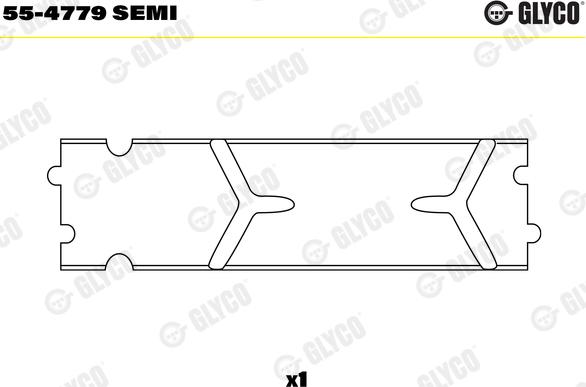 Glyco 55-4779 SEMI - Tuleja, korbowód parts5.com