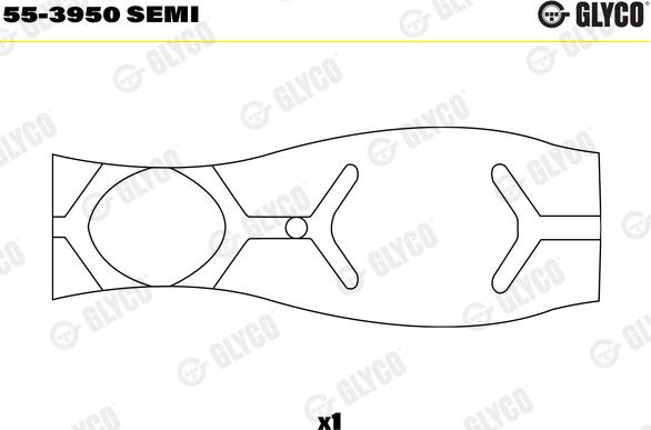 Glyco 55-3950 SEMI - Cuzinet, arbore parts5.com