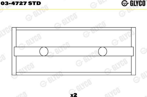 Glyco 03-4727 STD - Nockenwellenlager parts5.com