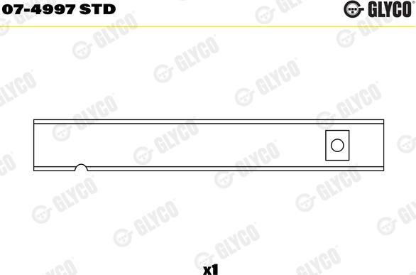 Glyco 07-4997 STD - Hela, keinuvipu parts5.com