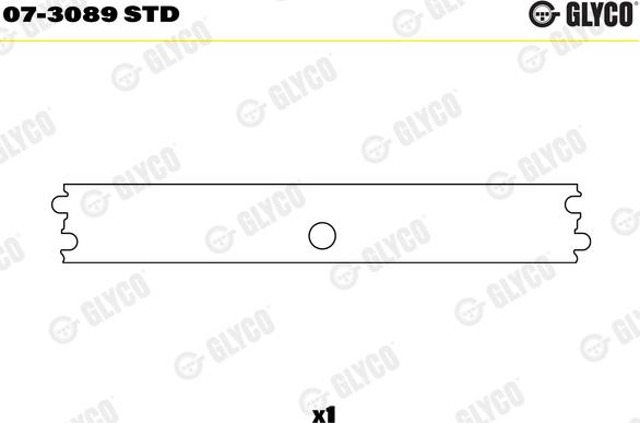 Glyco 07-3089 STD - Bucsa, culbutor parts5.com