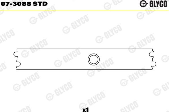 Glyco 07-3088 STD - Bucsa, culbutor parts5.com