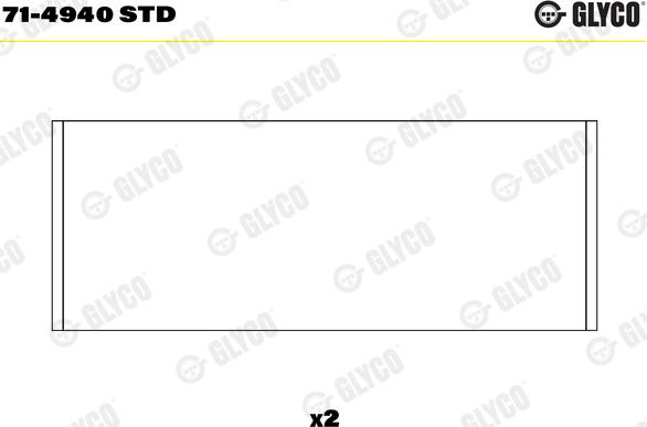 Glyco 71-4940 STD - Биелен лагер parts5.com