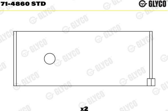 Glyco 71-4860 STD - Cuzineti biela parts5.com