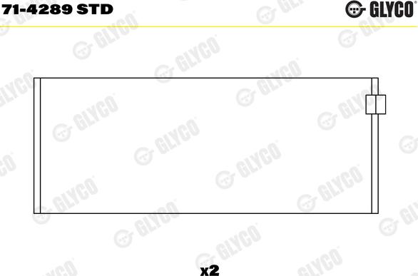 Glyco 71-4289 STD - Biyel yatağı parts5.com