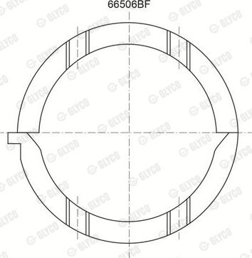 Glyco A208/2 STD - Saiba distantier, arbore cotit parts5.com