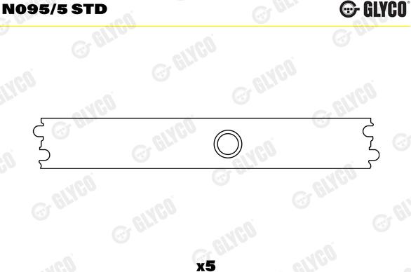 Glyco N095/5 STD - Bucsi ax cu came parts5.com