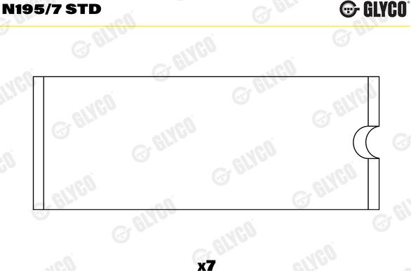 Glyco N195/7 STD - Bucsi ax cu came parts5.com