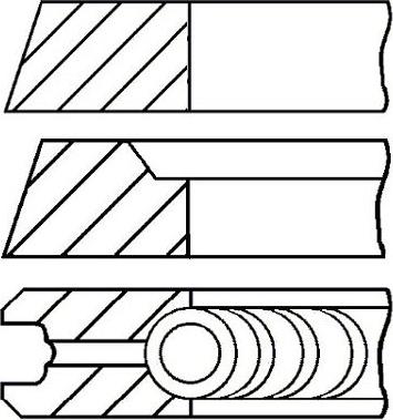 Goetze 08-501800-00 - Set segmenti piston parts5.com