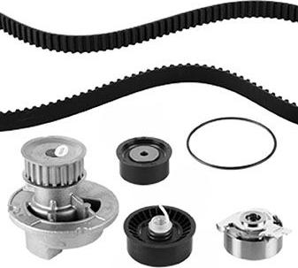 Graf KP727-2 - Vízpumpa + fogasszíj készlet parts5.com