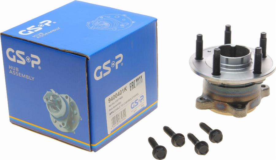 GSP 9400401K - Zestaw łożysk koła parts5.com