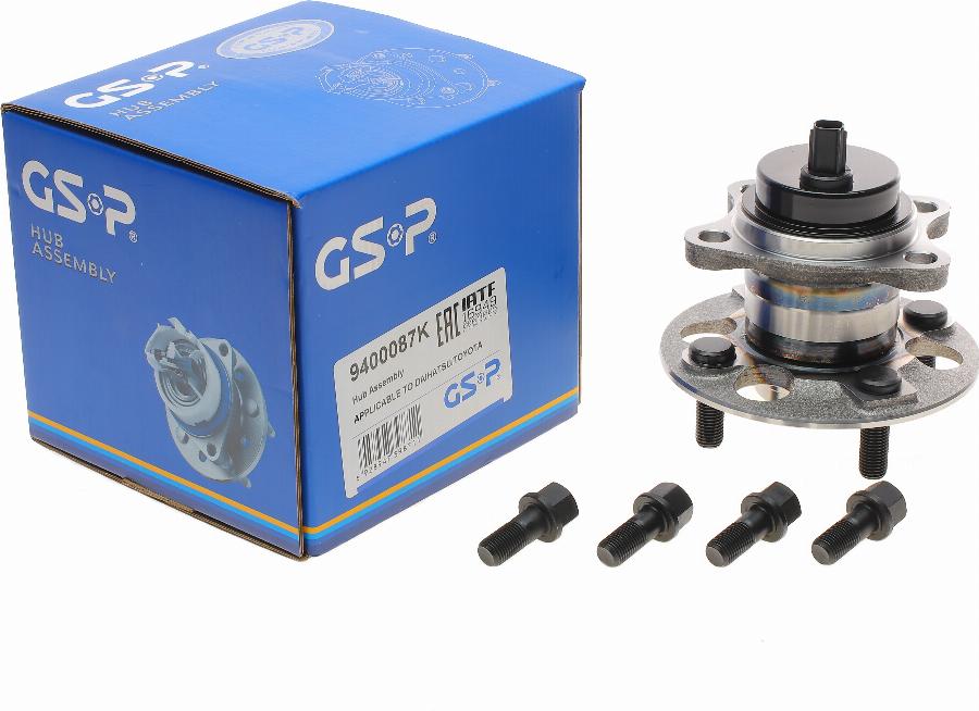 GSP 9400087K - Wheel hub, bearing Kit parts5.com