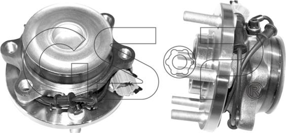 GSP 9400127 - Комплект колесен лагер parts5.com