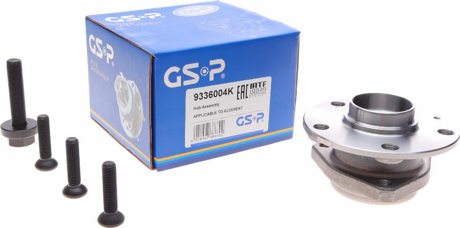 GSP 9336004K - Lożisko kolesa - opravná sada parts5.com