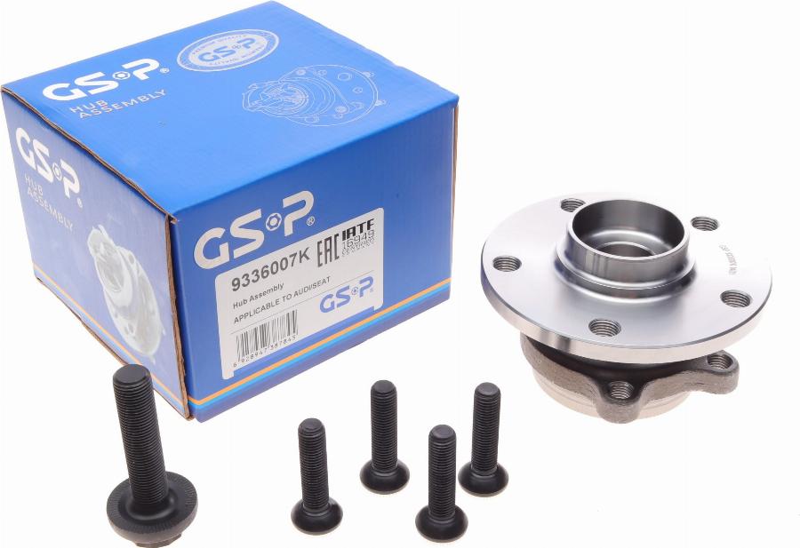 GSP 9336007K - Pyöränlaakerisarja parts5.com