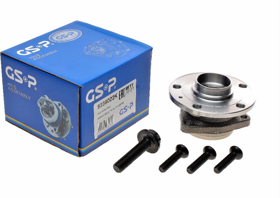 GSP 9336022K - Lożisko kolesa - opravná sada parts5.com