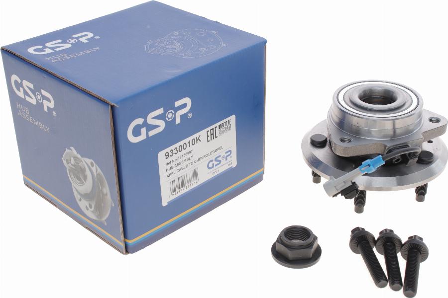 GSP 9330010K - Buje de rueda parts5.com