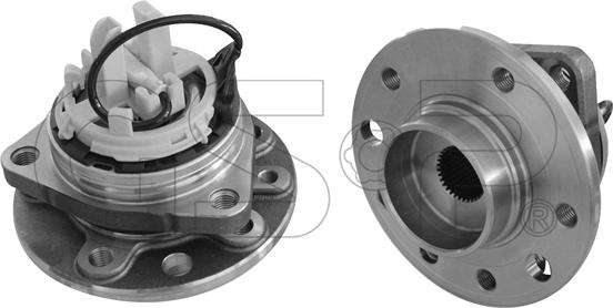 GSP 9333097 - Wheel hub, bearing Kit parts5.com