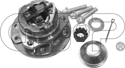 GSP 9333029K - Piasta koła parts5.com