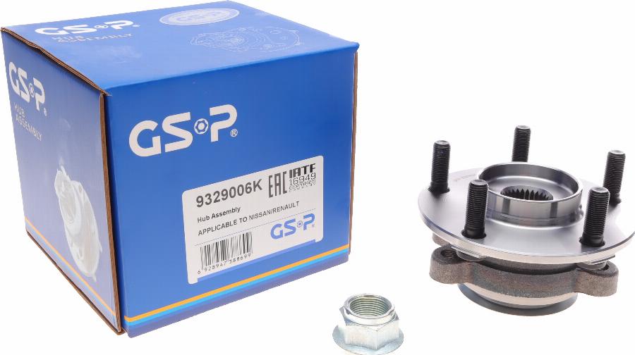 GSP 9329006K - Set rulment roata parts5.com