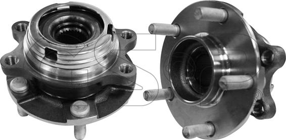 GSP 9329001 - Wheel hub, bearing Kit parts5.com