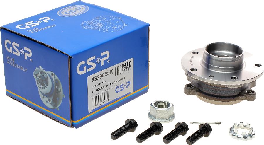 GSP 9329028K - Wheel hub, bearing Kit parts5.com