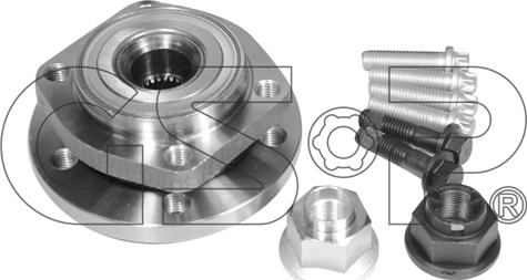 GSP 9326004K - Komplet kolesnega lezaja parts5.com