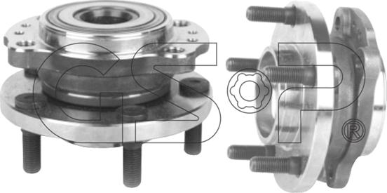 GSP 9326016 - Σετ ρουλεμάν τροχών parts5.com