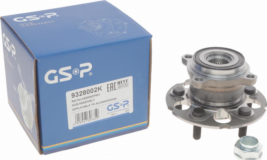 GSP 9328002K - Πλήμνη τροχού parts5.com