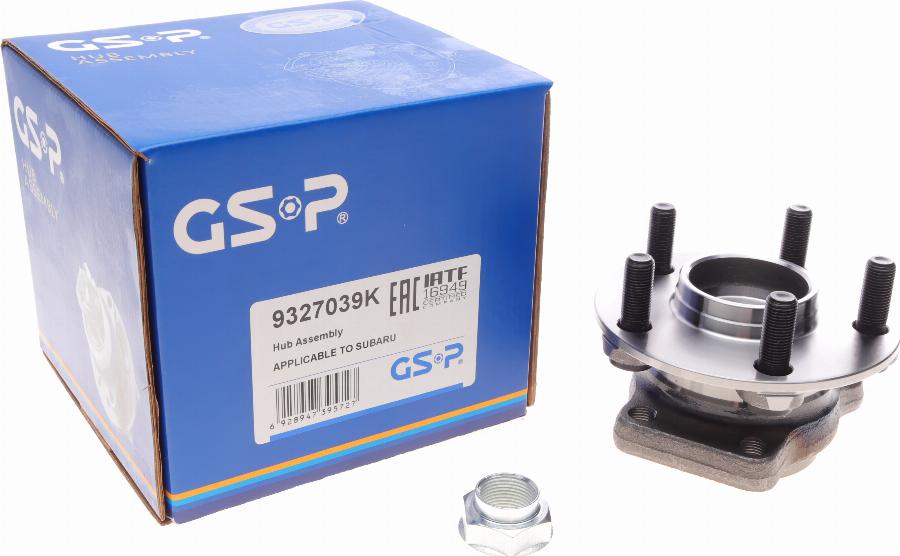 GSP 9327039K - Kerékcsapágy készlet parts5.com