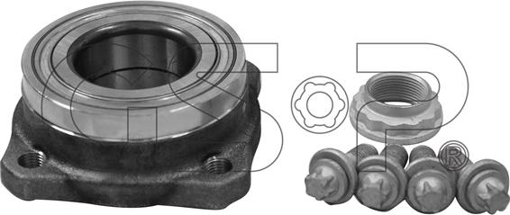 GSP 9249006K - Wheel hub, bearing Kit parts5.com