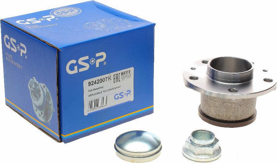 GSP 9242007K - Комплект подшипника ступицы колеса parts5.com