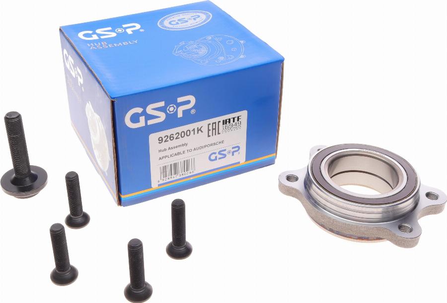 GSP 9262001K - Wheel hub, bearing Kit parts5.com