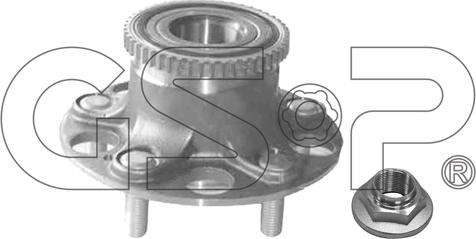 GSP 9234005K - Комплект колесен лагер parts5.com