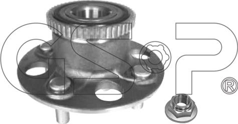 GSP 9230049K - Ступица колеса, поворотный кулак parts5.com