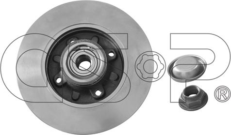 GSP 9225042K - Zavorni kolut parts5.com